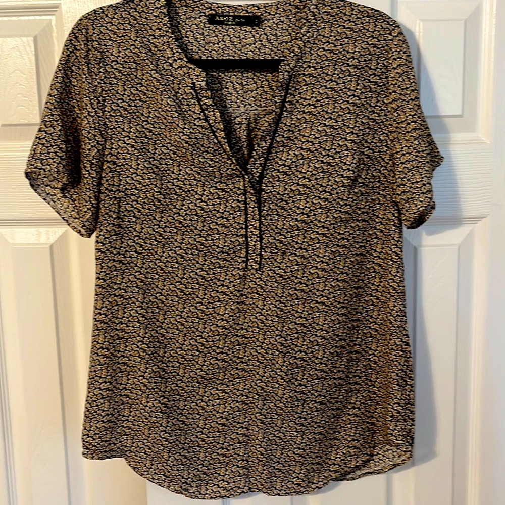 French Floral Blouse
